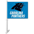 NFL Car Flag w/Bracket: Carolina Panthers